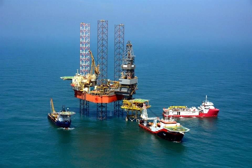 Plataforma petrolera marina